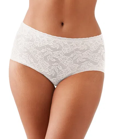 WACOAL WOMEN'S HIGH PROFILE FLORAL LACE BRIEFS 875388