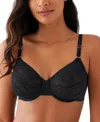 Wacoal High Profile Underwire Unlined Bra In Black