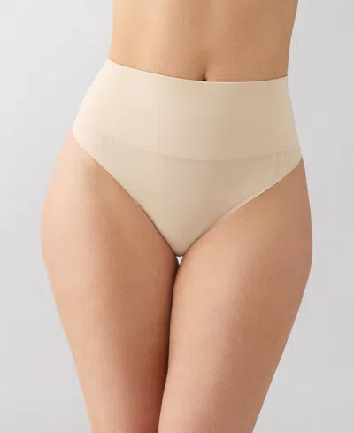 Wacoal Women's High-rise Smooth Shaping Thong In Nude