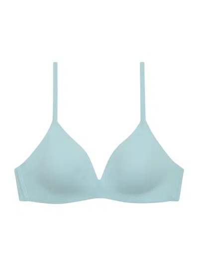 Wacoal Women's How Perfect Wirefree Contour T-shirt Bra In Blue
