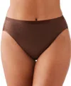 Wacoal Inner Sheen Hi Cut Brief In Chocolate Martini
