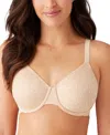 Wacoal Inside Job Bra Women 38h Beige Stretch Adjustable Straps Underwire Erk450 (beige,m) In Sand