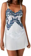 Wacoal Women's Instant Icon Chemise In Arctic Ice/titan In Multi