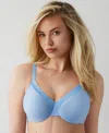 Wacoal Women's Perfect Primer Underwire Bra 855213, Up To I Cup In Blue