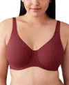 Wacoal Shape Revelation Pendulous Underwire Full Coverage Bra In Cordovan