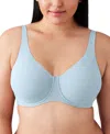 Wacoal Shape Revelation Pendulous Underwire Full Coverage Bra In Winter Sky