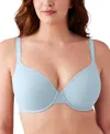 Wacoal Shape Revelation Shallow Top T-shirt Bra In Winter Sky