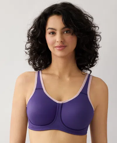 Wacoal Women's Simone Sport Hight Impact Underwire Bra 855170, Up To I Cup In Pink