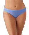 Wacoal Understated Cotton Bikini In Blue Hydra