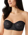 Wacoal Visual Effects Strapless Minimizer Bra Womens Black Underwire Gbo561 In Black