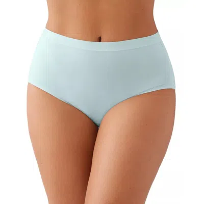 Wacoal Women's  Understated Underwear Pastel Blue High Waisted Brief Jdm2792