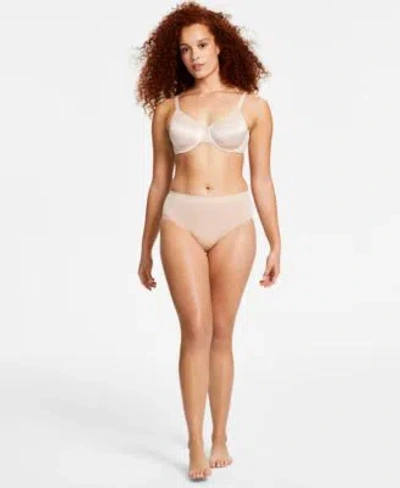 Wacoal Womens Back Appeal Underwire Contour Bra B Smooth Brief Seamless Underwear In Blue