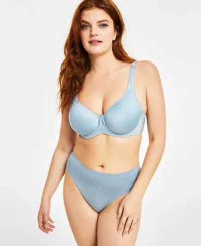 Wacoal Womens Basic Beauty Underwire T Shirt Bra B Smooth High Cut Brief Underwear