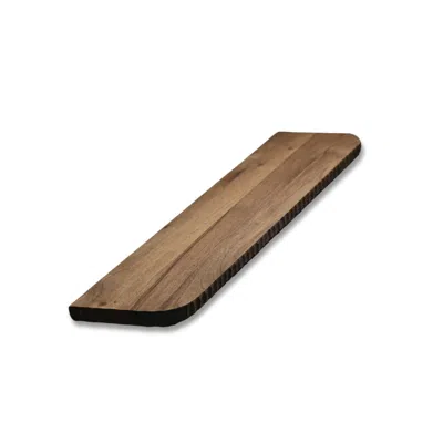 Waga Brown / White Garda Floating Shelves Large In Multi