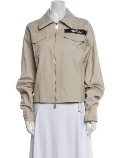 Pre-owned Wahine Biker Jacket W/ Tags In Neutral