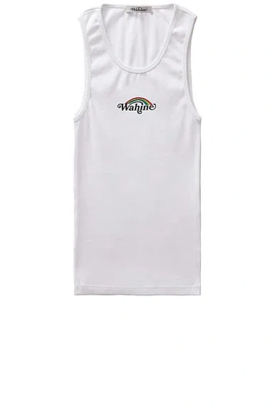 Wahine Tank Top In White