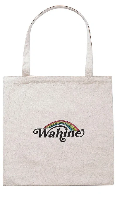 Wahine Tote In Off White