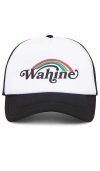 Wahine Trucker Hat In 黑色