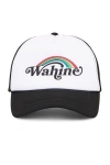 Wahine Trucker Hat In Black