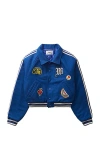 Wahine Univarsity Jacket In Blue