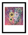 Wahlart Design Lion Flower Splatter Design Wall Art By Sarah Wahl