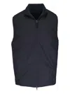Wahts Collon Zip Sleeveless Vest In Blue
