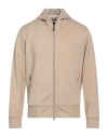 Wahts Man Sweatshirt Beige Size Xl Polyester, Elastane, Textile Fibers In Beige