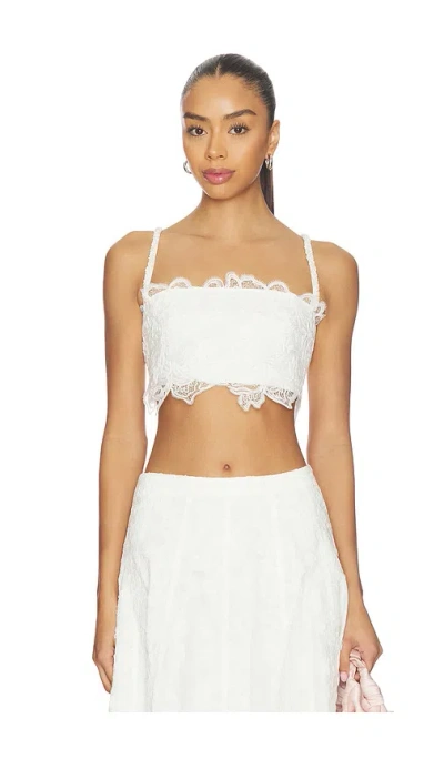 Waimari Amanecer Top In White
