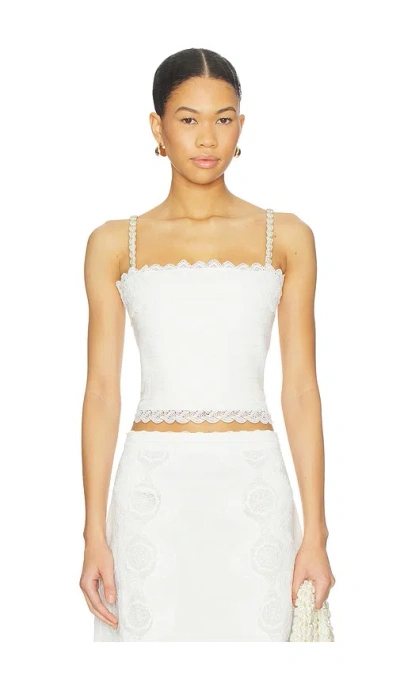 Waimari Amatista Top In White