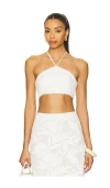 Waimari Arya Top In White