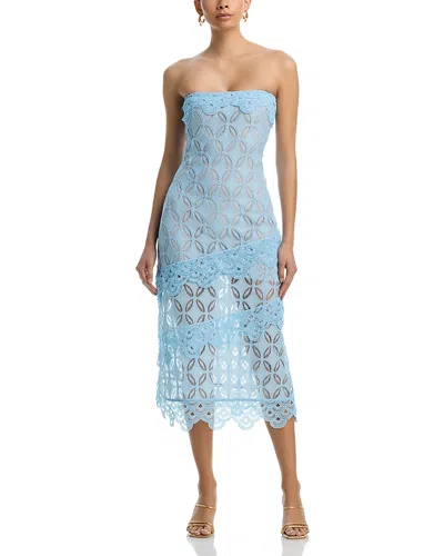 Waimari Azura Midi Dress In Blue