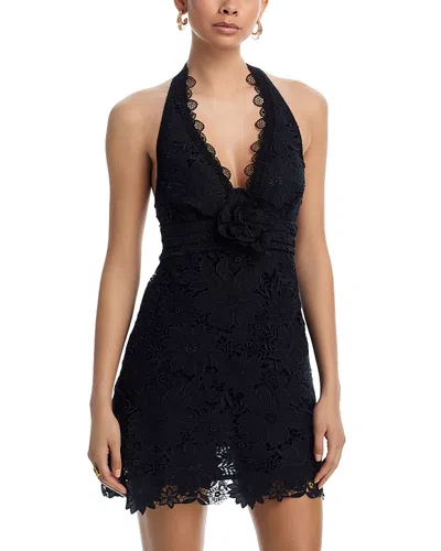 Waimari Calypso Mini Dress In Black