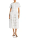 Waimari Camila Midi Dress In White