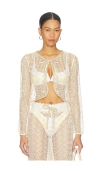 Waimari Dorada Top In White