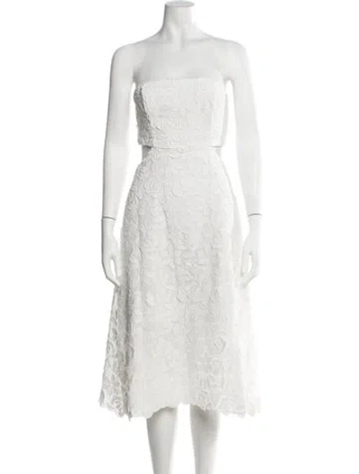 Pre-owned Waimari Floral Print Midi Length Dress W/ Tags In Multicolor