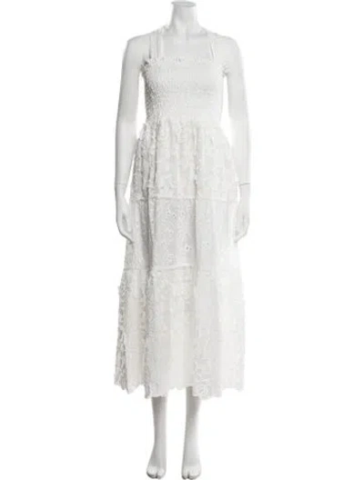 Pre-owned Waimari Floral Print Midi Length Dress W/ Tags In Multicolor