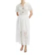 Waimari Gianni Lace Midi Dress In White
