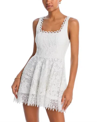 Waimari Havana Lace Mini Dress In White