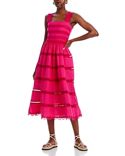 Waimari Kate Lace Trim Midi Dress - 100% Exclusive In Pink