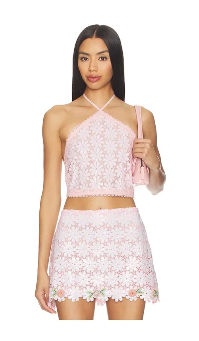 Waimari Lush Top In Pink