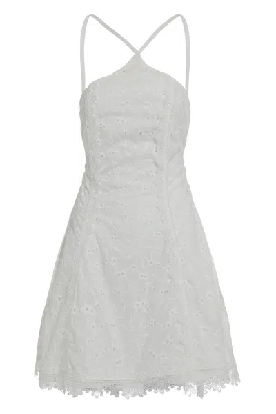 WAIMARI WAIMARI MACRAMÉ LACE MINI DRESS