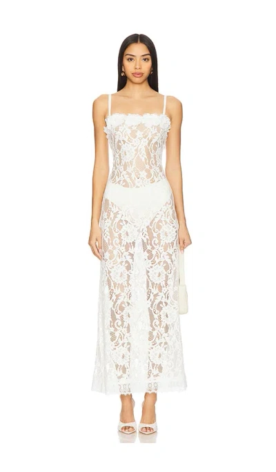 Waimari Marquesa Maxi Dresss In White