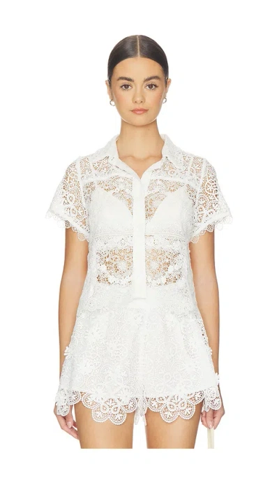 Waimari Nerissa Top In White