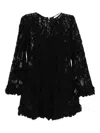 Waimari Odessa Mini Dress In Black In Black