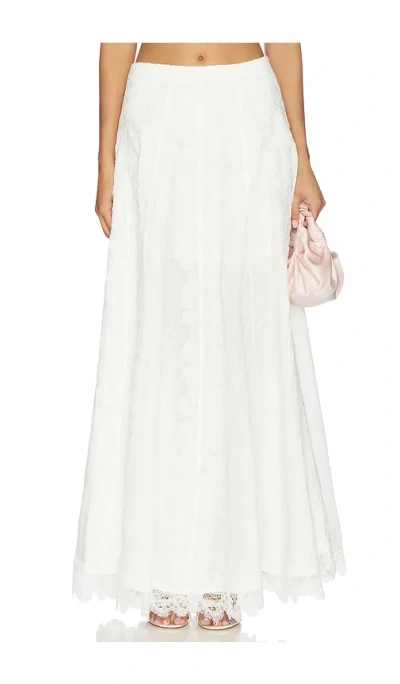 Waimari Resplandor Maxi Skirt In White