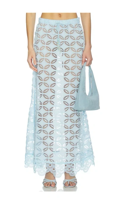 Waimari Rio Maxi Skirt In Blue