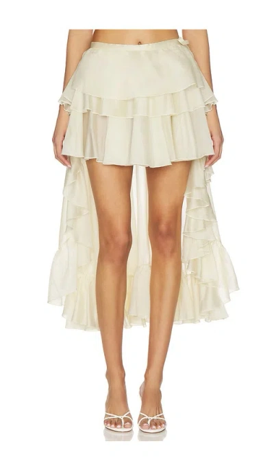 Waimari Sirocco Wrap Skirt In Cream