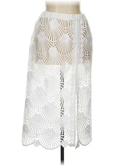 Pre-owned Waimari Swimsuit Cover Up In White