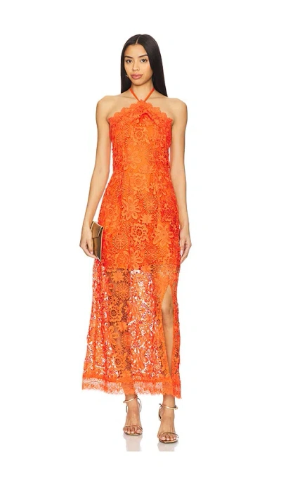 Waimari Viscaya Maxi Dress In Flame