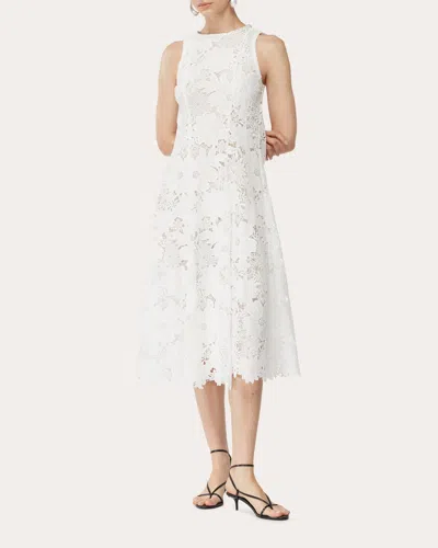 Waimari Women's Farah Lace Fit & Flare Midi Dress In White